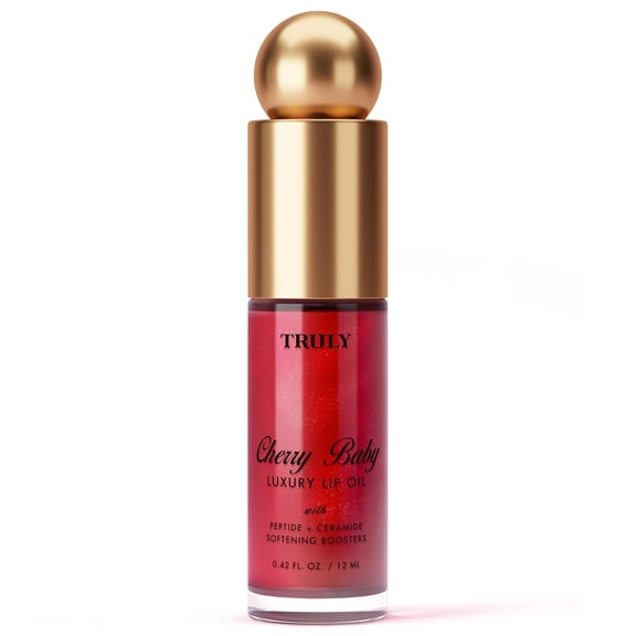 Truly Cherry Baby Shimmer Luxury Peptide Lip Oil