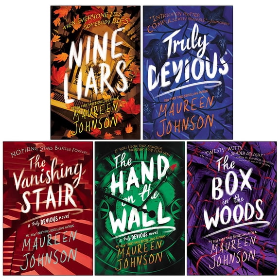 Truly Devious 5 Books Collection Set by Maureen Johnson  YA Mystery Thriller Collection