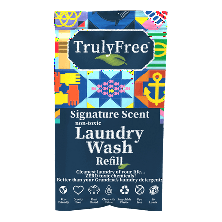 Truly Free Non-Toxic Signature Scent Laundry Wash (Refill Only, does not come with bottle)