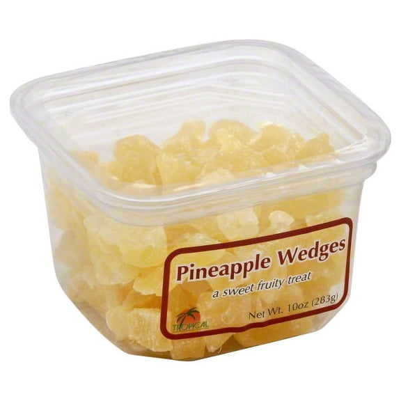 Truly Good foods Pineapple Wedges 10oz resealable cubes
