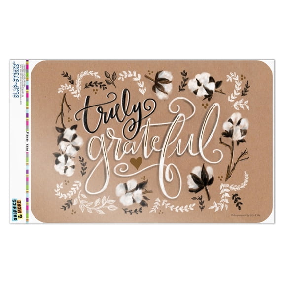 Truly Grateful Thank You Home Business Office Sign