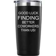 A Truly Great Coworker is Hard to Find Tumbler Gifts.20 oz BlackGoing Away,Goodbye Mug Gifts for Coworker Men Women Colleague Boss.Farewell,Leaving,New Job Promotion Gifts for Coworker.