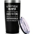 thumbnail image 1 of A Truly Great Nurse is Hard To Find Travel Mug Tumbler.Nurses Week,Nurse Practitioner,Nurse Appreciation,Nursing School Graduation Gifts.Retirement Birthday,Christmas Gifts for Nurse.(20oz Black), 1 of 6