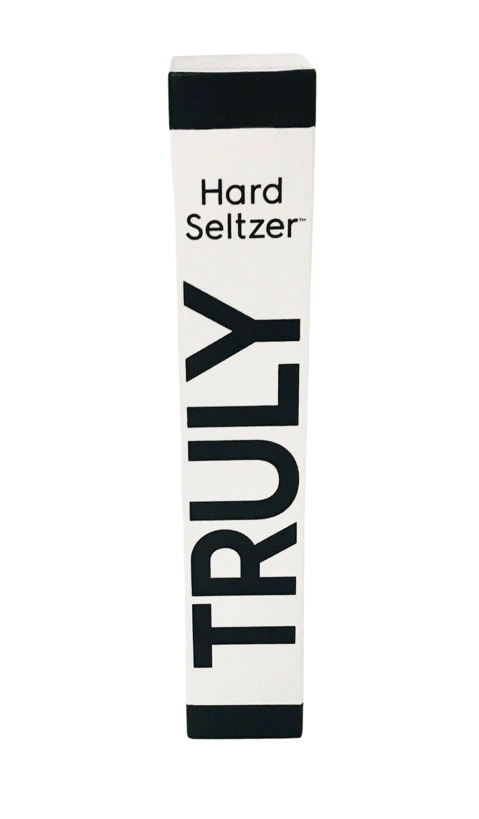 Truly Hard Seltzer Beer Tap Handle, Black and White, Bar Draft Beer Tower