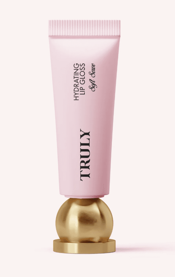 Truly Hydrating Lip Gloss Rosy Pink 0.44 fl oz | Semi-Sheer Glossy Lip Gloss