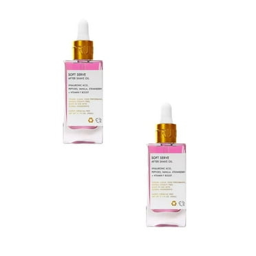 Truly Luxury After Shave Oil | Soothing & Hydrating Treatment to Prevent Ingrown Hair, Smooth & Irritation-Free Skin for Daily Use | Glazed Donut Scent, 3.1 Fl Oz (Pack of 2)