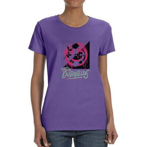 Truly Outrageous Spray Roses Shaped T-Shirt Women -Image by Shutterstock, Female x-Large