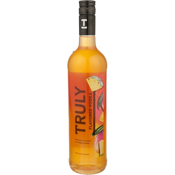 Truly Pineapple Mango Flavored Vodka, 750 ml Bottle, ABV 30.0%