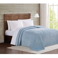 thumbnail image 1 of Truly Soft Velvet Light Blue Twin XL Blanket in Blush, Solid Casual themed, Adult Bedding, OEKO-TEX Certified, 1 of 6