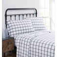 thumbnail image 1 of Truly Soft Bristol Plaid Flannel Multiple Cotton 4-Piece Full Sheet Set, plaid themed, for Men and Women, OEKO-TEX Certified Confidence, 1 of 10