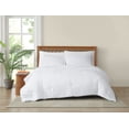 thumbnail image 1 of TRULY SOFT Crinkle Garment Wash White Twin/Twin XL 2 Piece Comforter Set, Solid Color Themed, Oeko-TEX Certified Confidence, 1 of 8