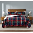 thumbnail image 1 of Truly Soft Cuddle Warmth Ivan Plaid 100% Microfiber Polyester  3 Piece Full/Queen Comforter Set, All Season, Adult Size, OEKO-TEX Certified, 1 of 10
