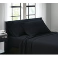 thumbnail image 1 of Truly Soft Everyday Solid Microfiber 100% Microfiber Polyester Deep Pocket Black 4-Piece Full, All Season, Adult Size, OEKO-TEX Certified, 1 of 11