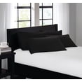 thumbnail image 1 of Truly Soft Everyday Black 4 Pack King Pillowcase, Solid Color Themed, Adult Bedding, Oeko-TEX Certified, 1 of 9