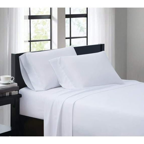 Truly Soft Everyday Brushed Microfiber Polyester 4-Piece Queen Sheet Set with Deep Pocket Fitted