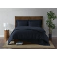 thumbnail image 1 of Truly Soft Everyday Solid 3-Piece Full/Queen Duvet Set in Black, Polyester , Adult, All Season, OEKO-TEX Certified, 1 of 10