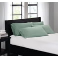 thumbnail image 1 of Truly Soft Everyday Green 4 Pack Standard Pillowcase, Solid Color Themed, Adult Bedding, Oeko-TEX Certified, 1 of 9