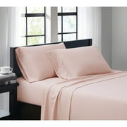 Truly Soft Everyday Sheet Set Blush Microfiber 4-Piece Full Sheet Set
