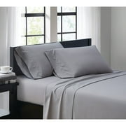 Truly Soft Everyday Sheet Set Grey Microfiber 4-Piece King Sheet Set