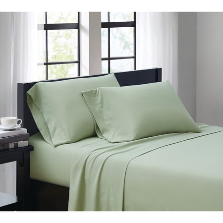 Truly Soft Everyday Sheet Set Sage Microfiber 4-Piece Full Sheet Set