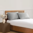 thumbnail image 1 of TRULY SOFT Green Solid Grey Standard Pillowcase Pair, Solid Color Themed, Oeko-TEX Certified Confidence, 1 of 7