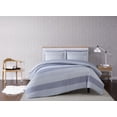 thumbnail image 1 of Truly Soft Multi Stripe 2-Piece Twin XL Duvet Set in Grey, Polyester , Adult, All Season, OEKO-TEX Certified, 1 of 6