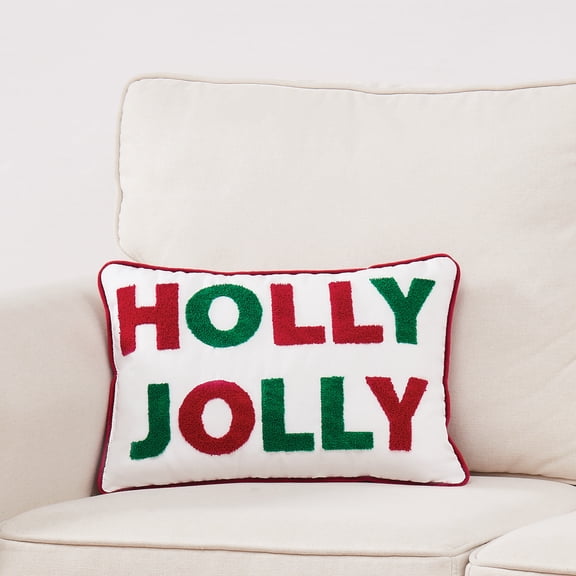 Truly Soft Christmas Decorative Pillows 100% Microfiber Polyester  12x20 Pillow, All Season, Adult Size, OEKO-TEX Certified