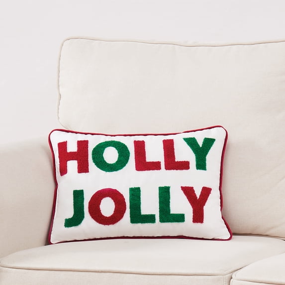 Truly Soft Christmas Decorative Pillows 100% Microfiber Polyester 12x20 Pillow, All Season, Adult Size, OEKO-TEX Certified