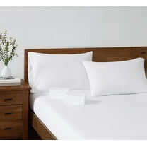 Truly Soft Hospitality Collection 12-Piece Standard Pillowcase Set in White, Solid Color, OEKO-TEX Certified