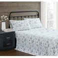 thumbnail image 1 of Truly Soft Let It Snow Flannel 4-Piece Queen Sheet Set in Multiple, Cotton , Adult, All Season, OEKO-TEX Certified, 1 of 5
