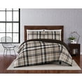 thumbnail image 1 of Truly Soft Paulette Plaid 3-Piece King Duvet Set in Taupe, Polyester , Adult, All Season, OEKO-TEX Certified, 1 of 7