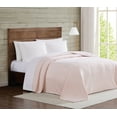 thumbnail image 1 of Truly Soft Pink Polyester Plush Bed Blanket, Full/Queen, Soft to the Touch, 1 of 2