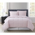 thumbnail image 1 of Truly Soft Everyday Reversible 100% Microfiber Polyester Blush 2-Piece Twin XL Comforter Set, Solid Casual themed, Adult Bedding, OEKO-TEX Certified, 1 of 9