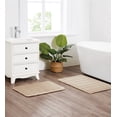 thumbnail image 1 of Truly Soft Memory Foam Tan Polyester 2-Piece 17x24 Mat Set, solid themed, for Men and Women, OEKO-TEX Certified Confidence, 1 of 6