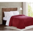 thumbnail image 1 of Truly Soft Velvet Cabernet Full/Queen Blanket in Blush, Solid Casual themed, Adult Bedding, OEKO-TEX Certified, 1 of 6