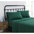 thumbnail image 1 of Truly Soft Solid 100% Cotton Flannel Green 4-Piece Queen Deep Pocket Sheet Set, Holiday Novelty themed, Adult Bedding, OEKO-TEX Certified, 1 of 7