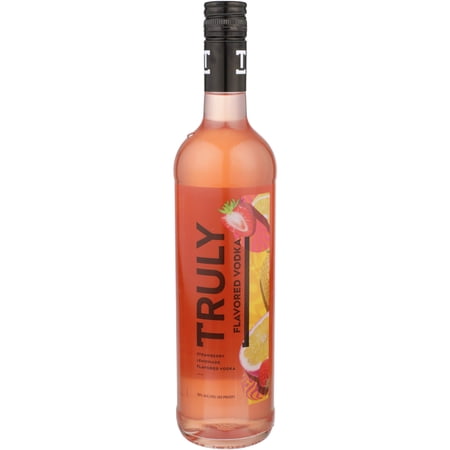 Truly Strawberry Lemon Flavored Vodka, 750 ml Bottle, ABV 30.0%