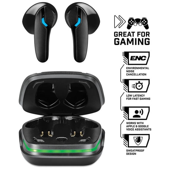 Truly Wireless Gaming Earbuds with ENC and Bluetooth 5.3