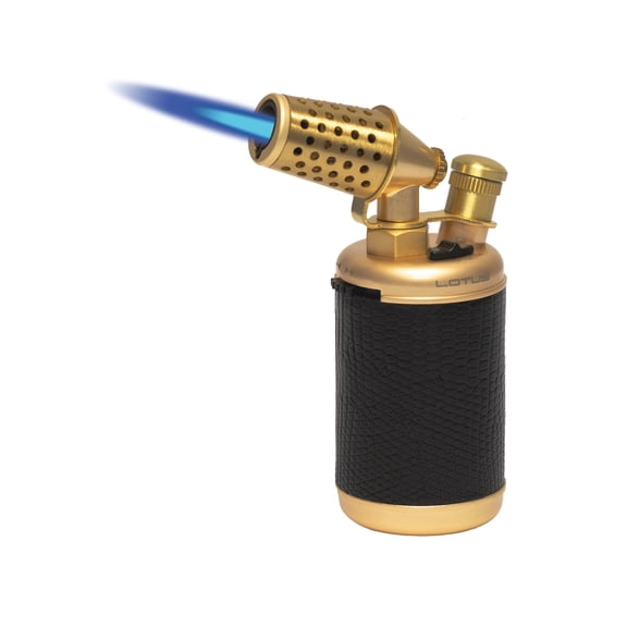 Truman Desktop Torch Lighter - Gold & black
