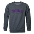 thumbnail image 1 of Truman State University Bulldogs Arch Crewneck Sweatshirt, Heather Charcoal - Large, 1 of 1