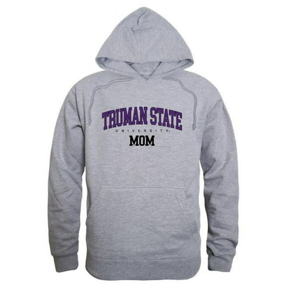 Truman State University Bulldogs Mom Hoodie, Heather Grey - Extra Large