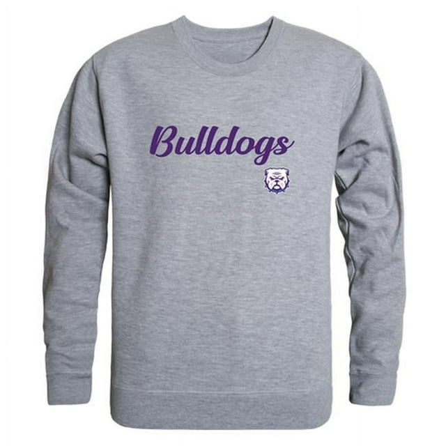 Truman State University Bulldogs Script Crewneck Sweatshirt, Heather Grey - Small