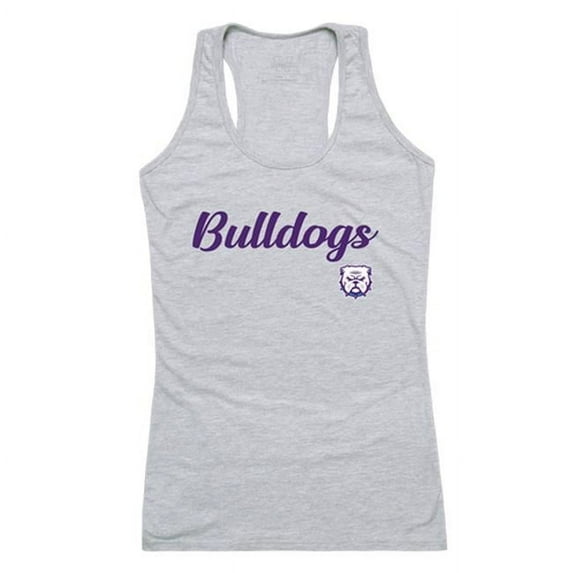 Truman State University Bulldogs Script Tank Top, Heather Grey - Small
