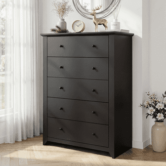wlamart dresser Walmart's Homfa 5-Drawer Is a Must-Have Grooved Wood Compositeen panels are designed to stay in place so you can effortlessly snap them together and then move on with your day Mainstays Dresser - Storage dressers