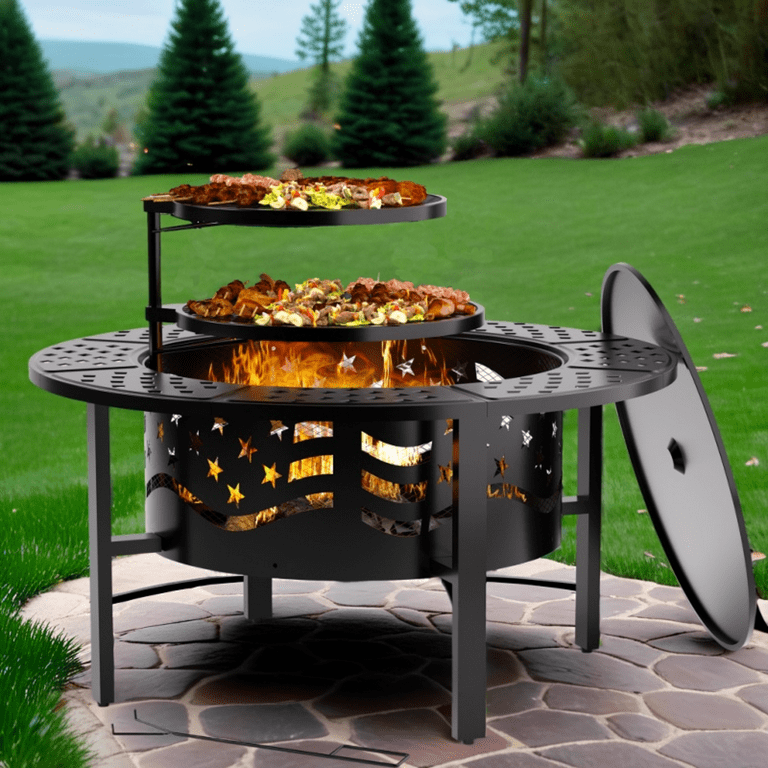 TrumanPick Fire Pit for Outside 42