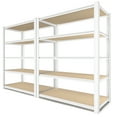 thumbnail image 1 of TrumanPick Garage Storage Shelves 5 Tier 28"W x 12"D x 60"H Metal Adjustable Heavy Duty Storage Rracks and Shelving for Kitchen Closet, White, 1 of 11