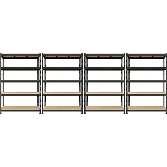 TrumanPick Storage Shelves Heavy Duty Shelving Unit 3500lbs 48"W x 24"D x 71"H Metal Adjustable Garage Shelf Rack, 4 Pack