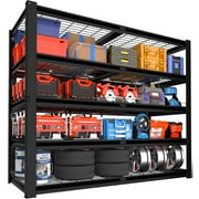 TrumanPick Storage Shelves 2500LBS Metal Wire Shelving Units Garage Storage Rack 48W x 24D x 72H Heavy Duty Adjustable Industrial Shelving