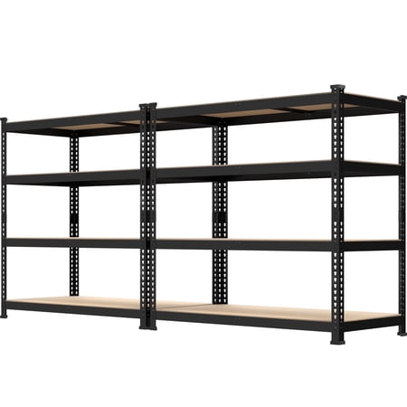 TrumanPick Storage Shelves 4 Tier 40"W×20"D×59"H Metal Heavy Duty Garage Storage Rack Utility Shelving Unit Adjustable for Kitchen Pantry Warehouse