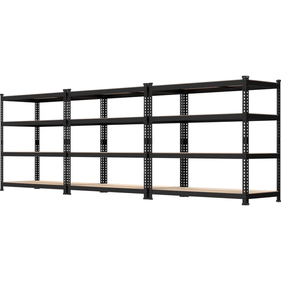 TrumanPick Storage Shelves 4 Tier 40"W×20"D×59"H Metal Heavy Duty Garage Storage Rack Utility Shelving Unit Adjustable for Kitchen Pantry Warehouse